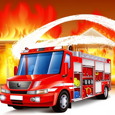 Illustration firetruck