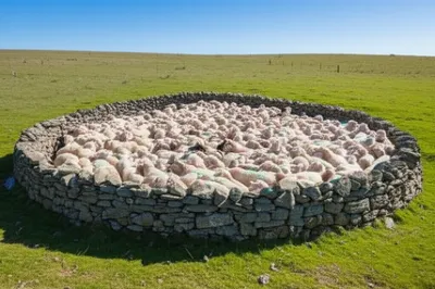 Illustration sheepfold - Image 1