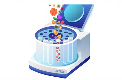 Illustration cytocentrifuged