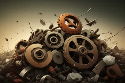 Illustration gears - Image 1