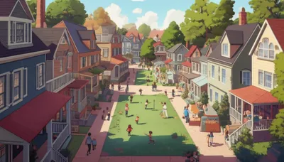 Illustration neighborhoods - Image 1