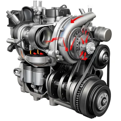 Illustration superchargers