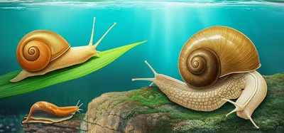 Illustration gastropods