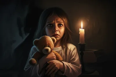 Illustration affrighted