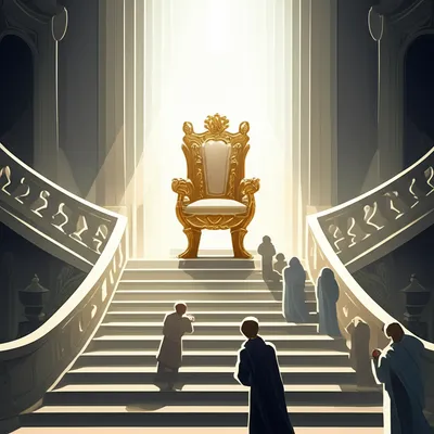 Illustration throne - Image 1