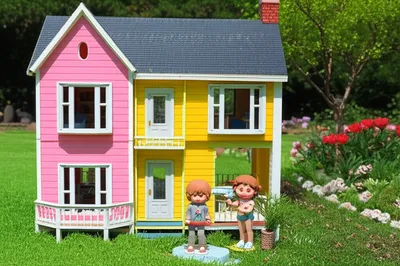 Illustration dollhouse
