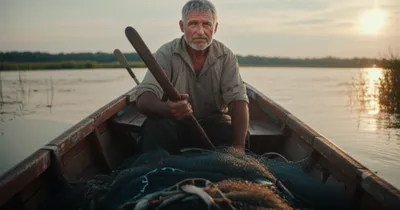 Illustration boatman - Image 1