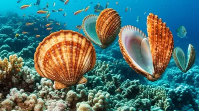 Illustration scallops