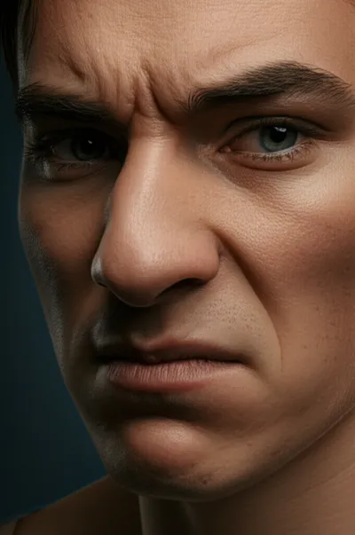 Illustration sneered - Image 1