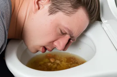 Illustration vomitus