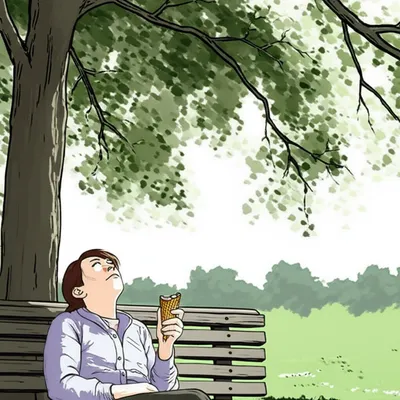 Illustration mooning - Image 1