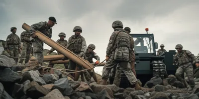 Illustration soldiering - Image 1