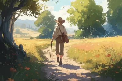 Illustration ambling - Image 1