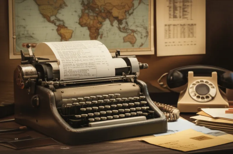 teletypes background