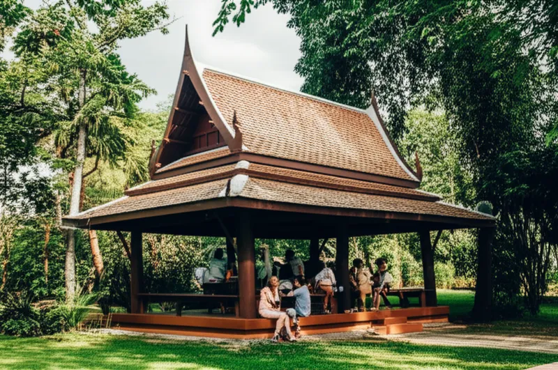 Ilustración visual de sala: Pabellón, refugio abierto - Imagen 1