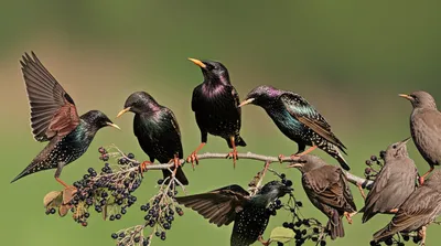 Illustration starling