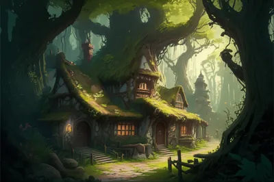 Illustration forested - Image 1