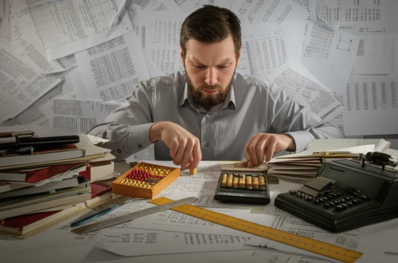 Ilustración visual de la palabra "computers" - Calculador, computadora