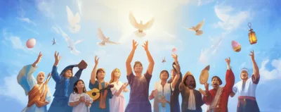 Illustration celebrating - Image 1