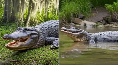 Illustration alligators