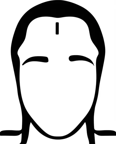 Illustration forehead