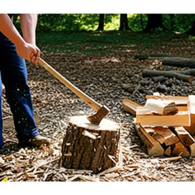 Illustration woodcutter - Image 1