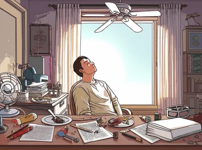 Illustration lazy - Image 1