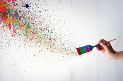 Illustration spattered - Image 1