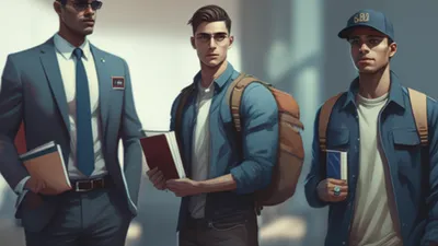 Illustration mans - Image 1