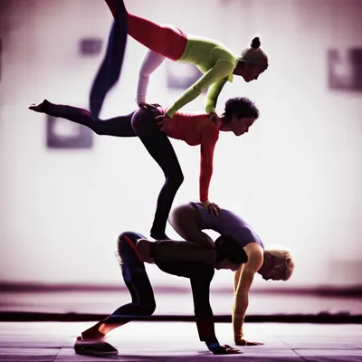 Illustration acrobatics