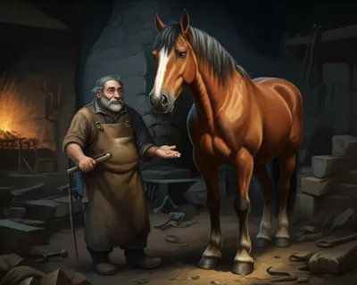 Illustration horse - Image 1