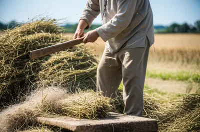 Illustration scutching - Image 1