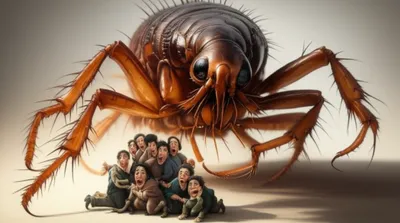 Illustration flea - Image 1