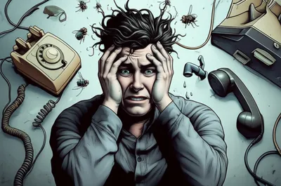 Illustration exasperate