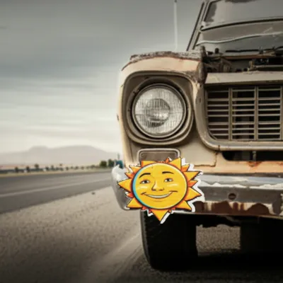 Illustration bumper sticker - Image 1