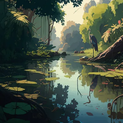 Illustration bayou - Image 1