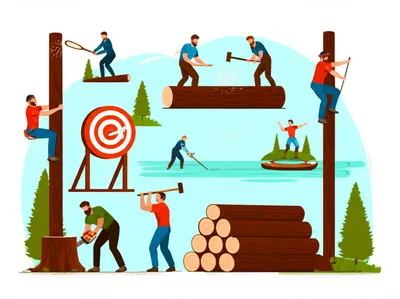 Illustration woodsman - Image 1