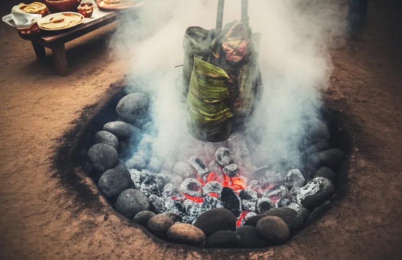 Ilustración visual de la palabra "barbacoa" - Barbacoa, carne asada