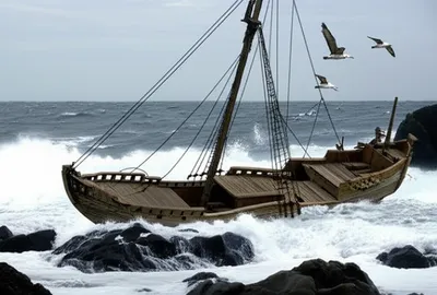 Illustration shipwrecks