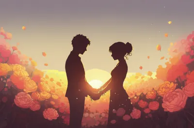 Illustration marrying