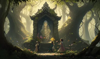 Illustration shrine - Image 1