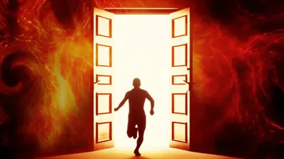 Illustration fleeing - Image 1