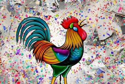 Illustration cock - Image 1