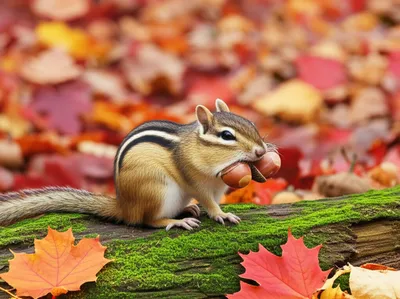 Illustration chipmunk