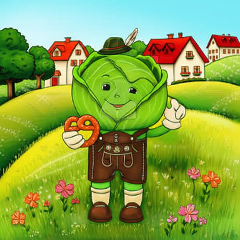 Visuelle Illustration von kraut: Deutscher - Bild 1