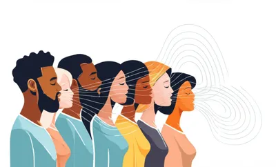 Illustration chanting - Image 1