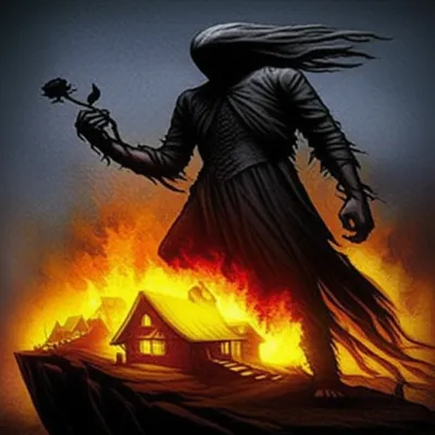 Illustration vengeful