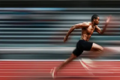 Illustration sprinting