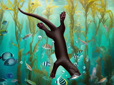 Illustration otters - Image 1