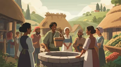 Illustration villagers